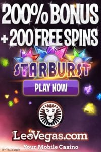 leo vegas mobile casino free spin bonus