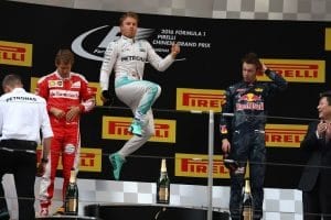 Chinese grand prix podium