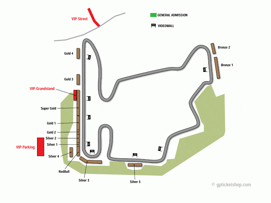 Hungarian Grand Prix Circuit-map